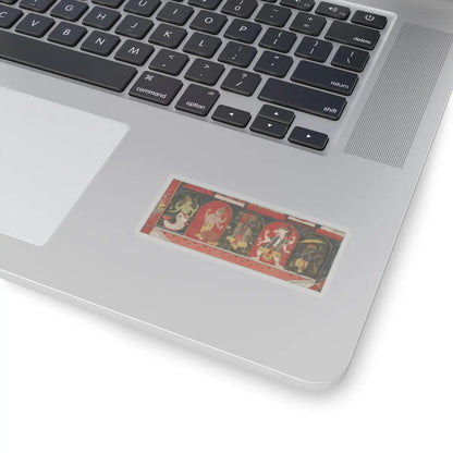 unknown - Worship of Lord Jagannatha in His Temple at Puri - early 18th century v2 - STICKER Vinyl Kiss-Cut Decal
