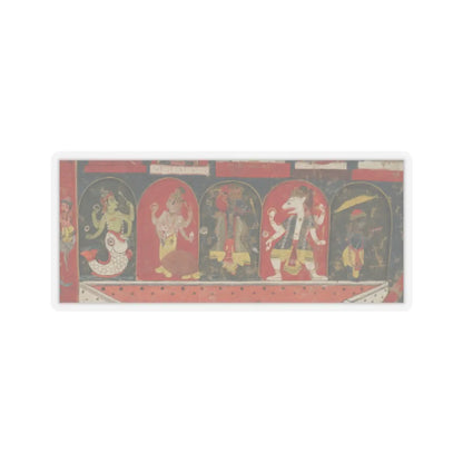unknown - Worship of Lord Jagannatha in His Temple at Puri - early 18th century v2 - STICKER Vinyl Kiss-Cut Decal