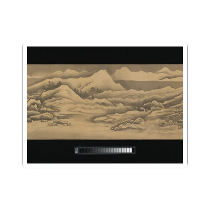 Unkoku Tōban - Landscape - 17th century v13 - STICKER Vinyl Kiss-Cut Decal
