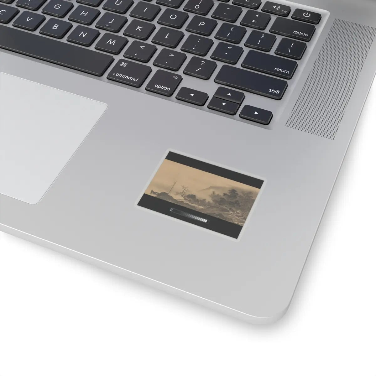 Unkoku Tōban - Landscape - 17th century v3 - STICKER Vinyl Kiss-Cut Decal
