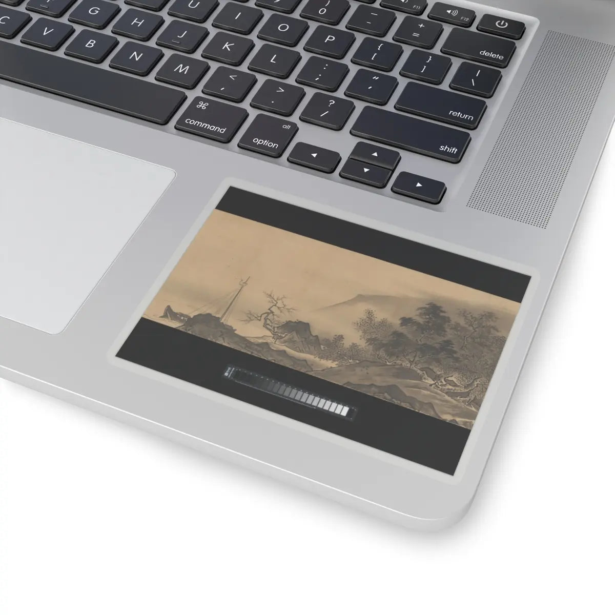 Unkoku Tōban - Landscape - 17th century v3 - STICKER Vinyl Kiss-Cut Decal