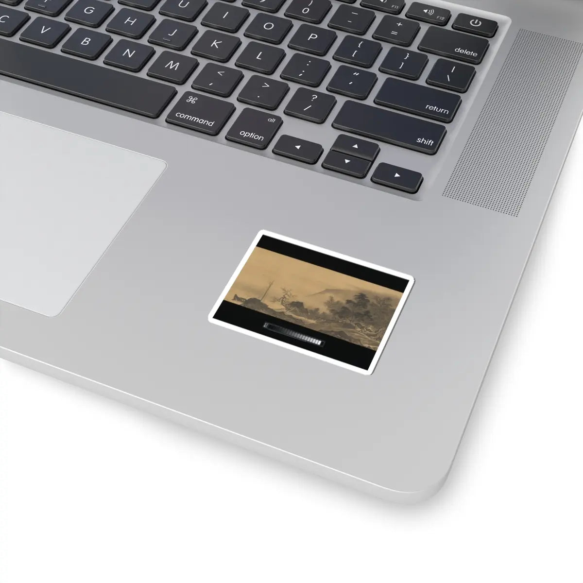 Unkoku Tōban - Landscape - 17th century v3 - STICKER Vinyl Kiss-Cut Decal
