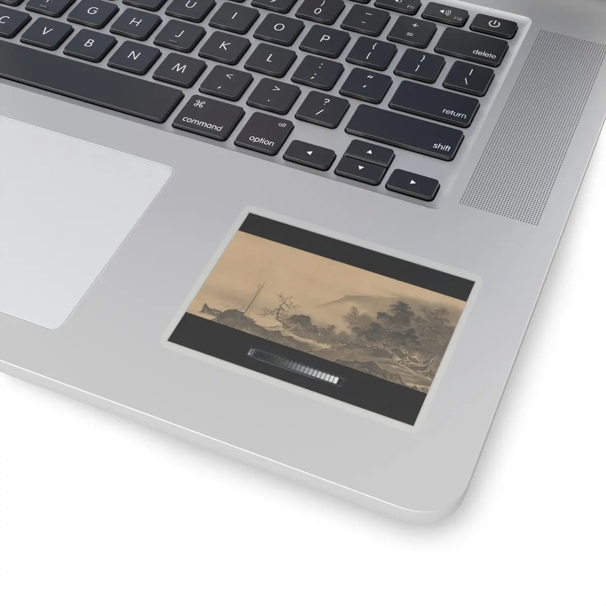Unkoku Tōban - Landscape - 17th century v3 - STICKER Vinyl Kiss-Cut Decal