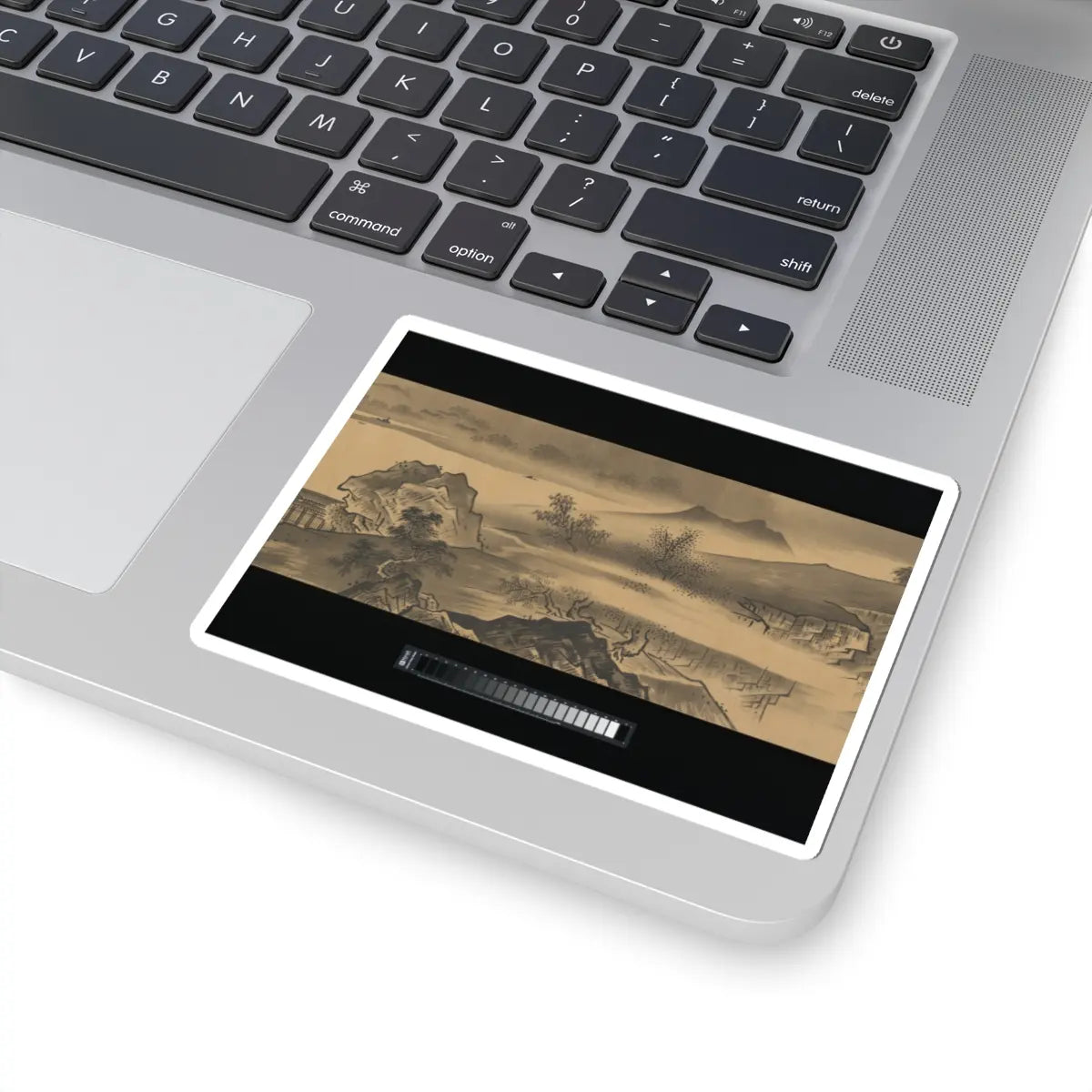 Unkoku Tōban - Landscape - 17th century v6 - STICKER Vinyl Kiss-Cut Decal