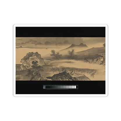 Unkoku Tōban - Landscape - 17th century v6 - STICKER Vinyl Kiss-Cut Decal
