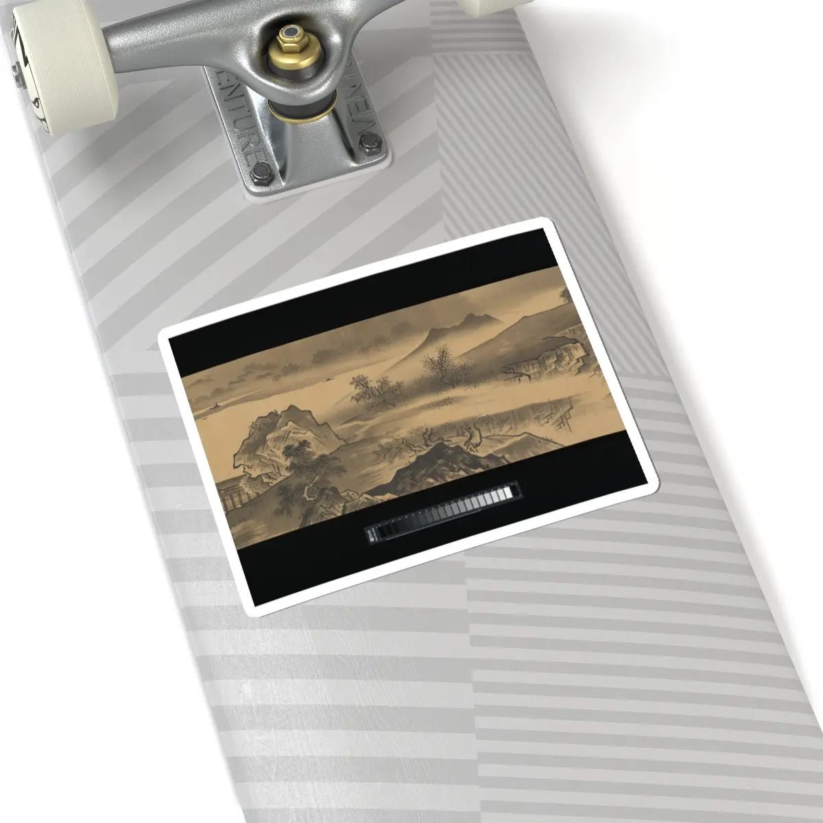 Unkoku Tōban - Landscape - 17th century v6 - STICKER Vinyl Kiss-Cut Decal