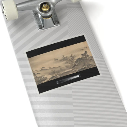 Unkoku Tōban - Landscape - 17th century v8 - STICKER Vinyl Kiss-Cut Decal