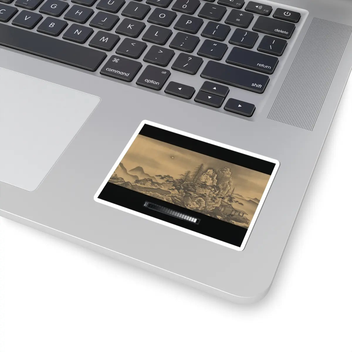 Unkoku Tōban - Landscape - 17th century v9 - STICKER Vinyl Kiss-Cut Decal