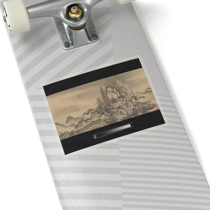 Unkoku Tōban - Landscape - 17th century v9 - STICKER Vinyl Kiss-Cut Decal