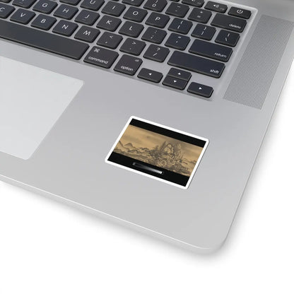 Unkoku Tōban - Landscape - 17th century v9 - STICKER Vinyl Kiss-Cut Decal