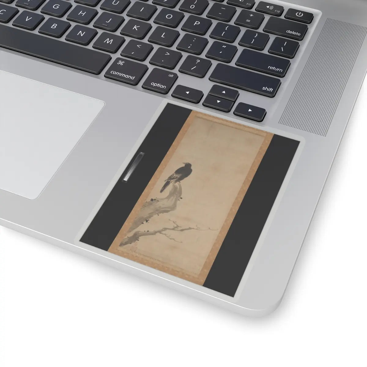 Unkoku Tōeki - Monk Zhaozhou and Dog, with Geese and Mynah - first half 17th century v7 - STICKER Vinyl Kiss-Cut Decal