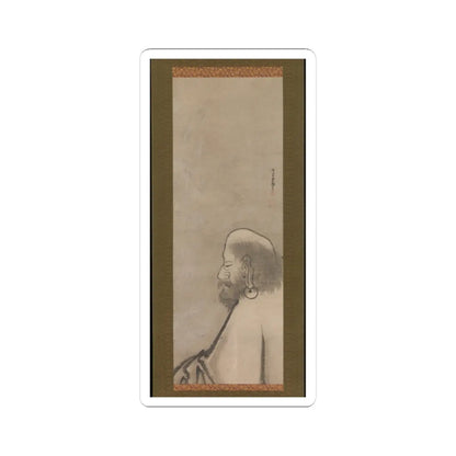 Unkoku Tōgan - Portrait of Daruma - early 17th century v1 - STICKER Vinyl Kiss-Cut Decal