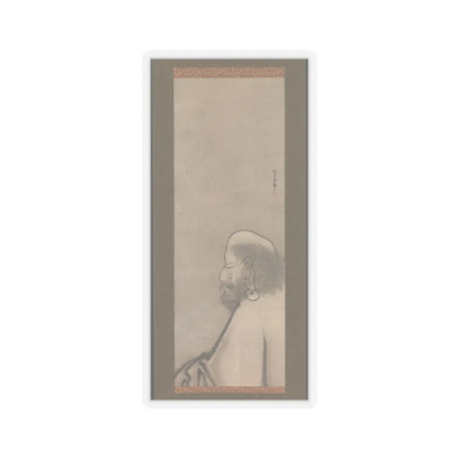 Unkoku Tōgan - Portrait of Daruma - early 17th century v1 - STICKER Vinyl Kiss-Cut Decal