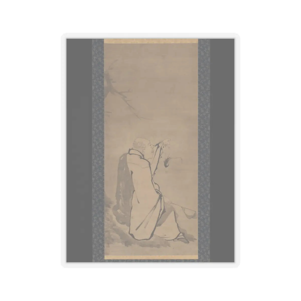 Unkoku Tōgan - Priest Xianzi - second half 16th v1 - STICKER Vinyl Kiss-Cut Decal
