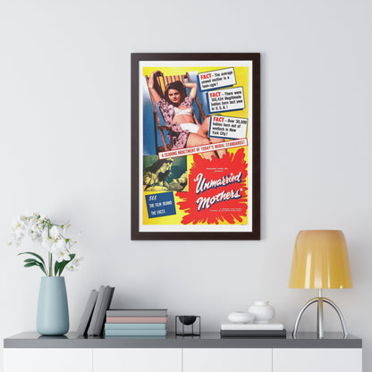 UNMARRIED MOTHERS 1953 - Framed Movie Poster-The Sticker Space