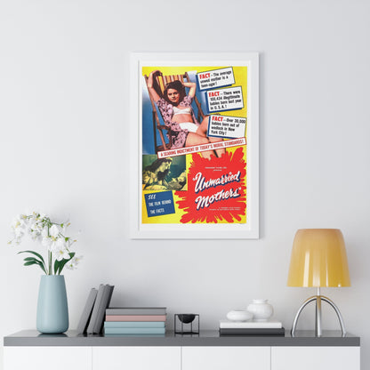 UNMARRIED MOTHERS 1953 - Framed Movie Poster-The Sticker Space