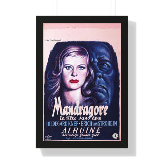 UNNATURAL (ALRAUNE) 1952 - Framed Movie Poster-16″ x 24″-The Sticker Space