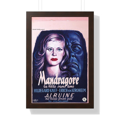 UNNATURAL (ALRAUNE) 1952 - Framed Movie Poster-16″ x 24″-The Sticker Space