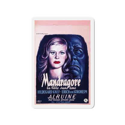 UNNATURAL (ALRAUNE) 1952 Movie Poster - Refrigerator Magnet 3 Inch Die-Cut - The Sticker Space