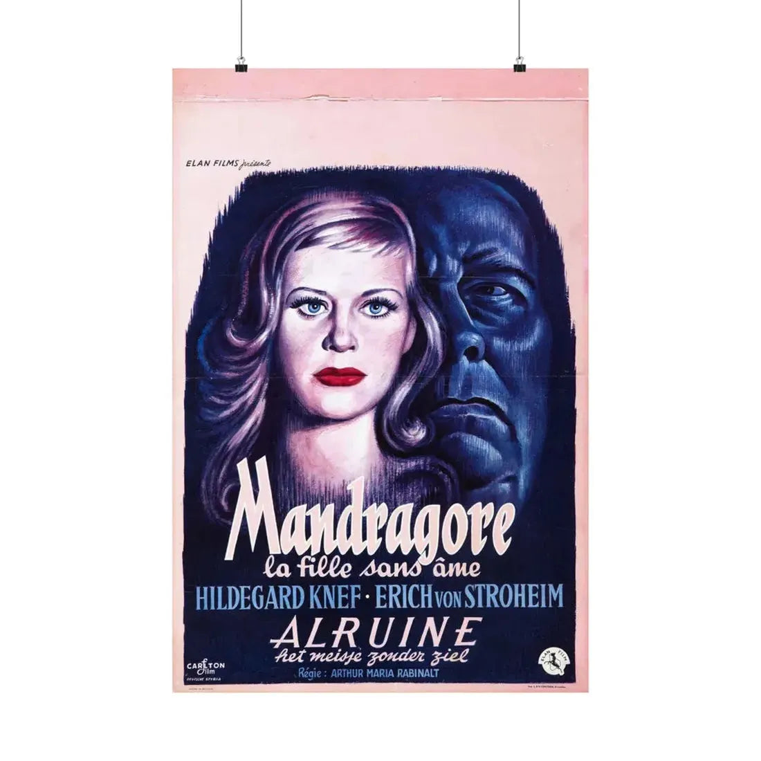 UNNATURAL (ALRAUNE) 1952 - Paper Movie Poster 24″ x 36″ Matte - The Sticker Space