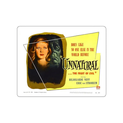 UNNATURAL (ALRAUNE) 3 1952 Movie Poster STICKER Vinyl Die-Cut Decal 3 Inch - The Sticker Space