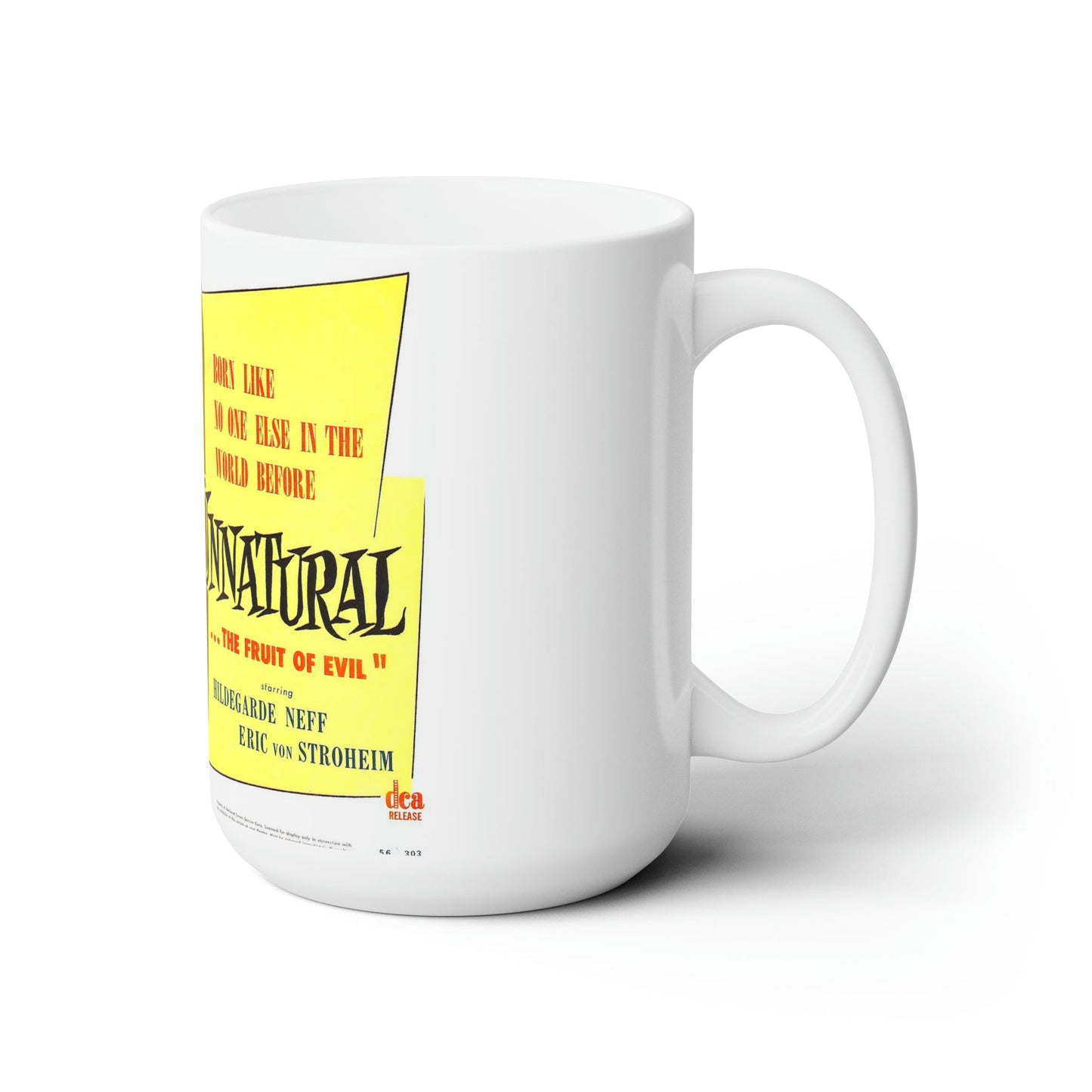 UNNATURAL (ALRAUNE) 3 1952 Movie Poster - White Coffee Cup 15oz-15oz-The Sticker Space