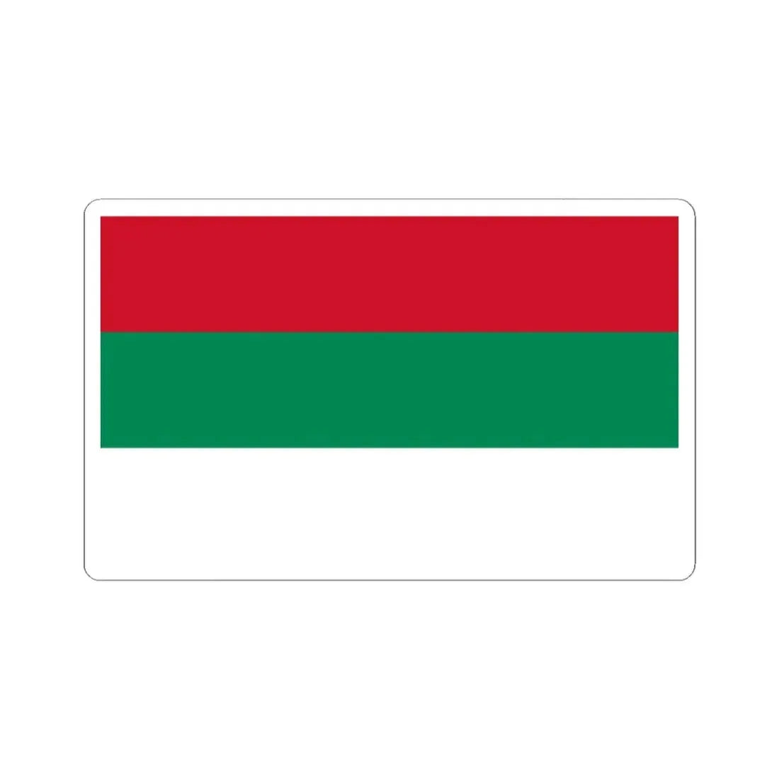 Unofficial Bulgarian War-time flag (Bulgaria) STICKER Vinyl Kiss-Cut Decal 2 Inch White - The Sticker Space
