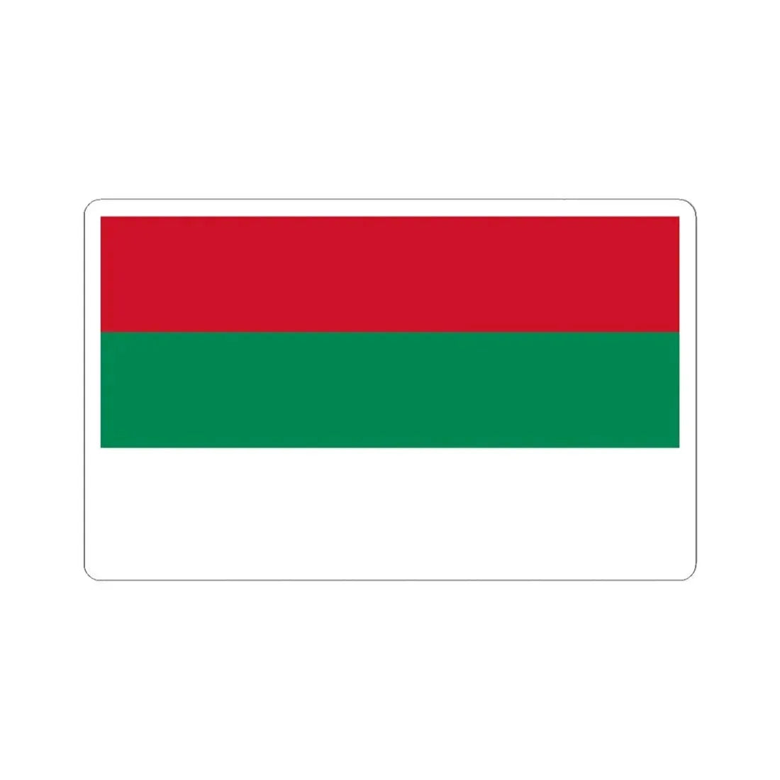 Unofficial Bulgarian War-time flag (Bulgaria) STICKER Vinyl Kiss-Cut Decal 6 Inch White - The Sticker Space