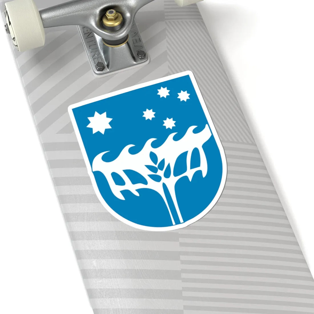 Unofficial Coat of Arms of Christmas Island (Australia) (Coat of Arms) STICKER Vinyl Kiss-Cut Decal - The Sticker Space