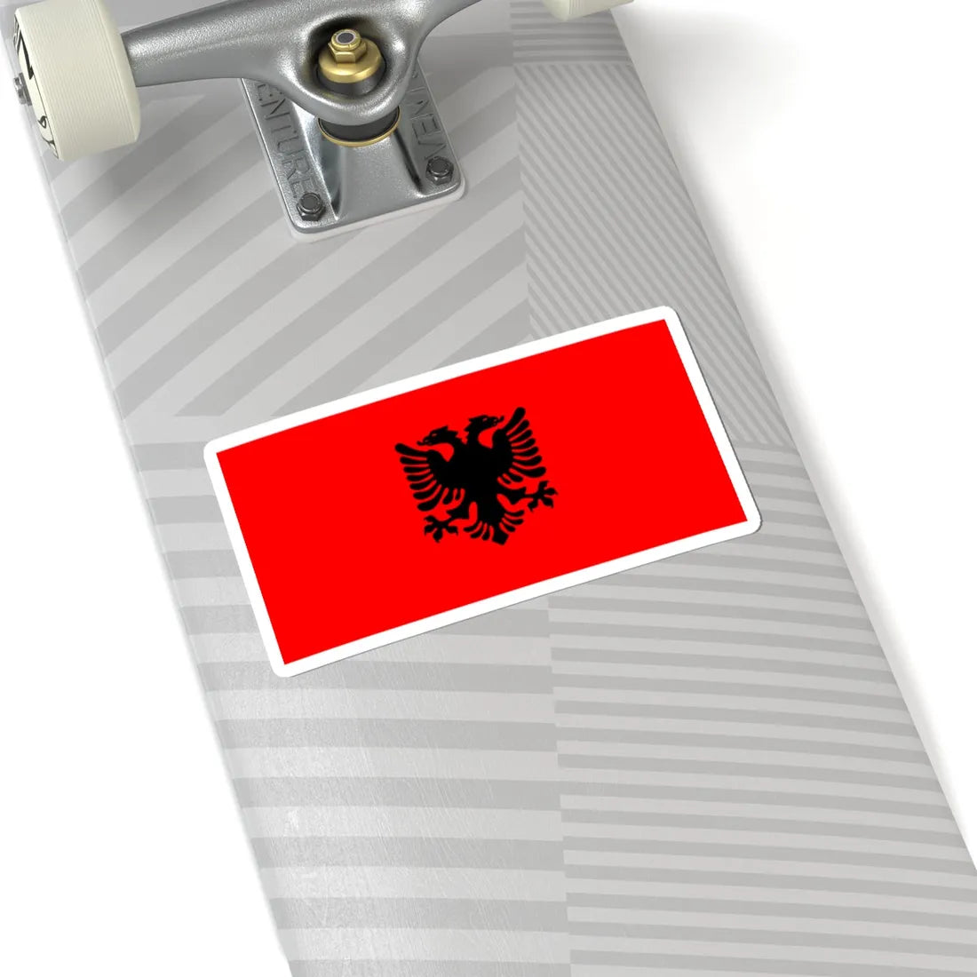 Unofficial flag of Albanians in Serbia (Kosovo) STICKER Vinyl Kiss-Cut Decal - The Sticker Space