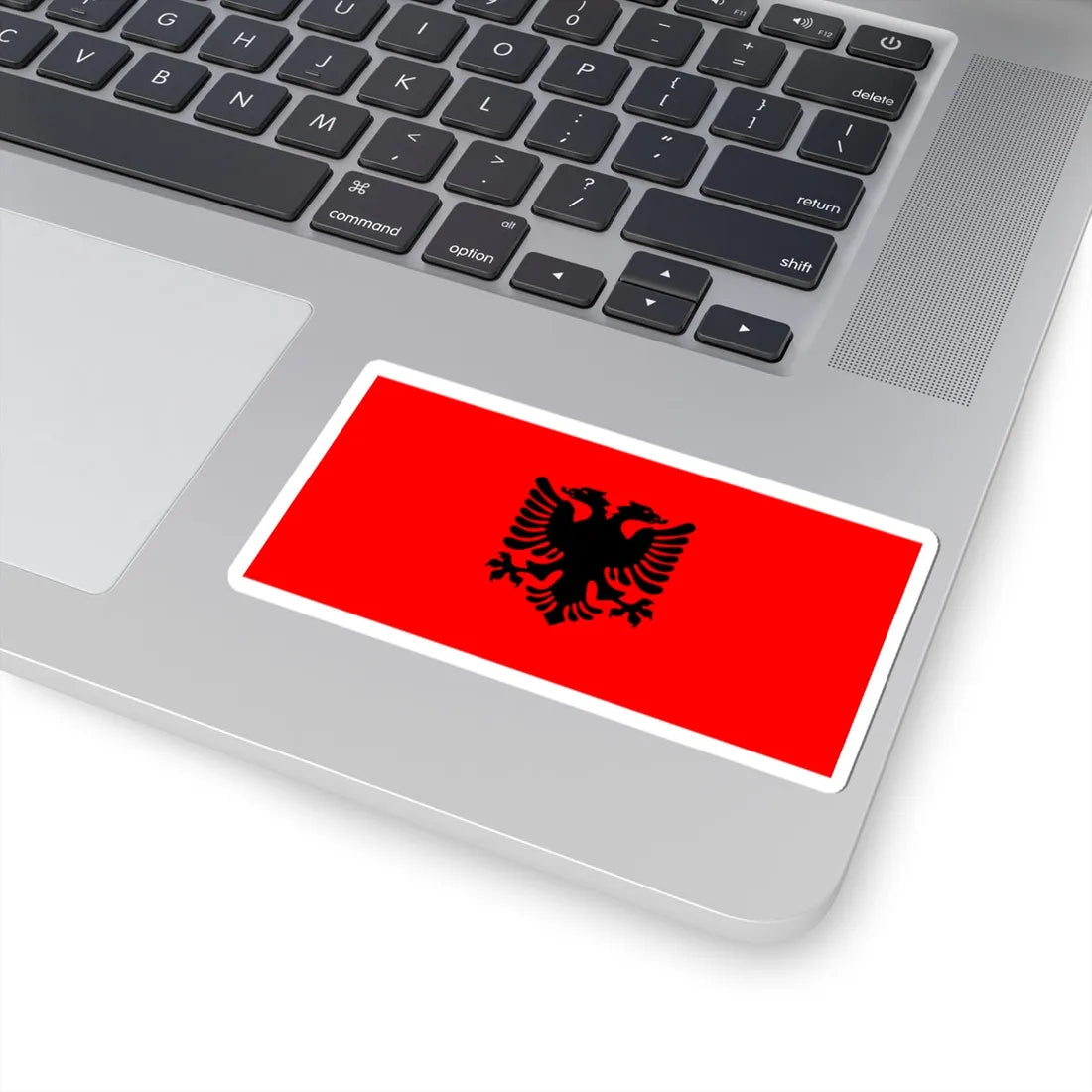Unofficial flag of Albanians in Serbia (Kosovo) STICKER Vinyl Kiss-Cut Decal - The Sticker Space