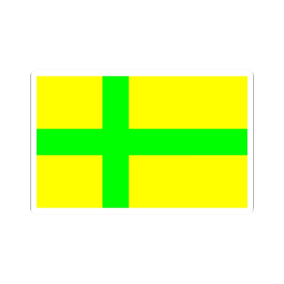 Unofficial flag of Gotland (Sweden) STICKER Vinyl Kiss-Cut Decal 2 Inch White - The Sticker Space