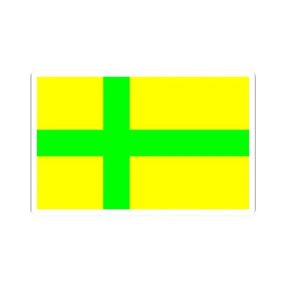 Unofficial flag of Gotland (Sweden) STICKER Vinyl Kiss-Cut Decal 2 Inch White - The Sticker Space