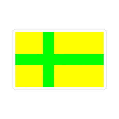 Unofficial flag of Gotland (Sweden) STICKER Vinyl Kiss-Cut Decal 3 Inch White - The Sticker Space