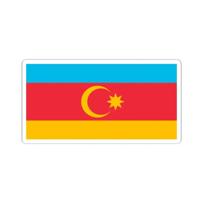 Unofficial flag of Nakhchivan 1991-1993 (Azerbaijan) STICKER Vinyl Kiss-Cut Decal 2 Inch White - The Sticker Space