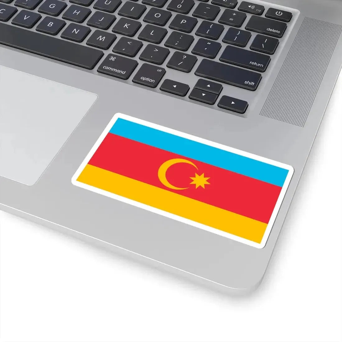 Unofficial flag of Nakhchivan 1991-1993 (Azerbaijan) STICKER Vinyl Kiss-Cut Decal - The Sticker Space