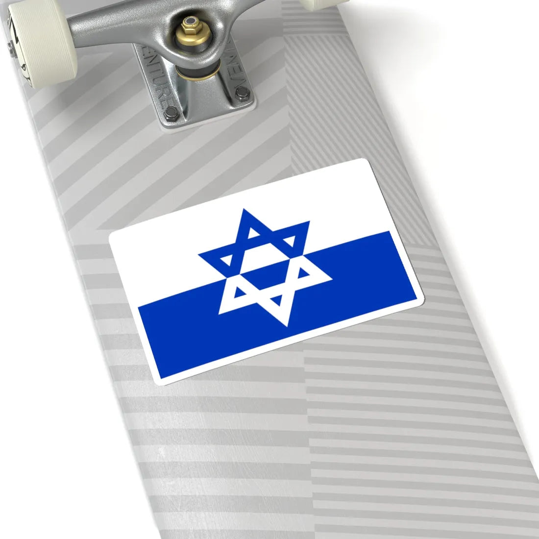 Unofficial Jewish Palestine Flag 1933 (Palestine) STICKER Vinyl Kiss-Cut Decal - The Sticker Space