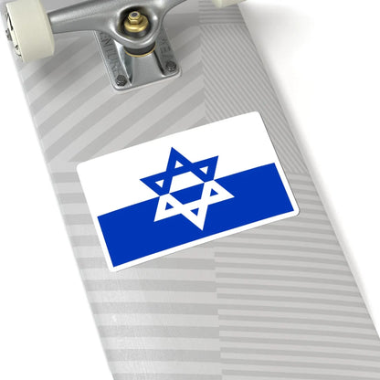 Unofficial Jewish Palestine Flag 1933 (Palestine) STICKER Vinyl Kiss-Cut Decal - The Sticker Space