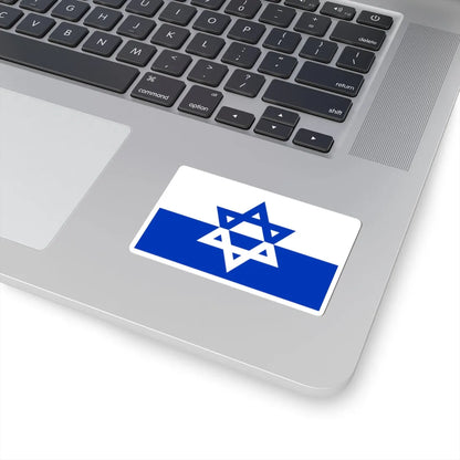 Unofficial Jewish Palestine Flag 1933 (Palestine) STICKER Vinyl Kiss-Cut Decal - The Sticker Space