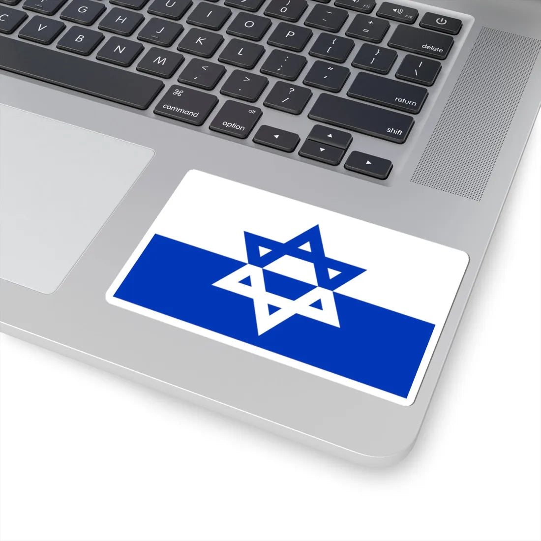 Unofficial Jewish Palestine Flag 1933 (Palestine) STICKER Vinyl Kiss-Cut Decal - The Sticker Space