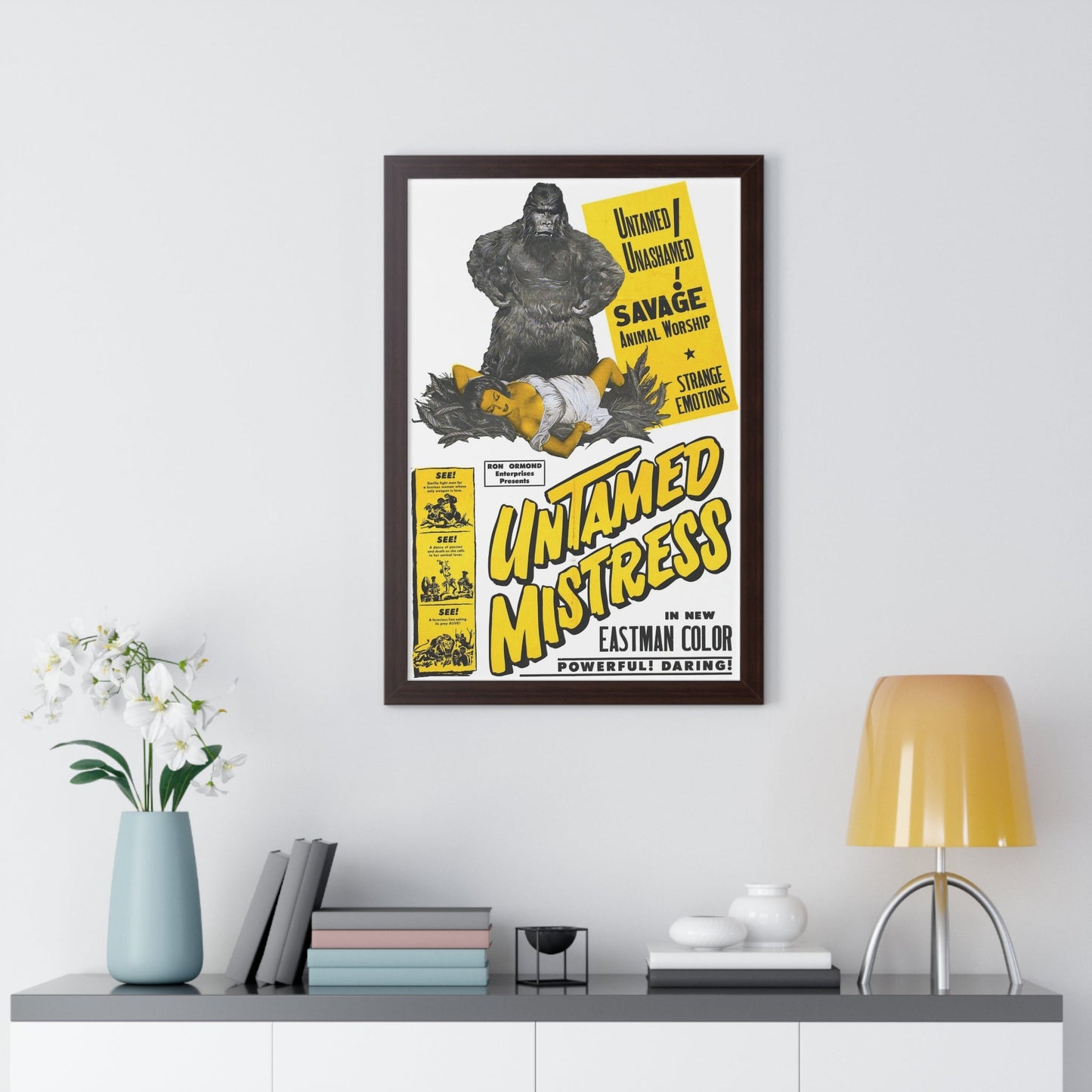 UNTAMED MISTRESS 1956 - Framed Movie Poster-The Sticker Space