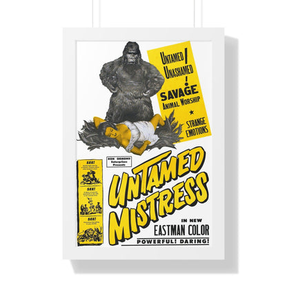 UNTAMED MISTRESS 1956 - Framed Movie Poster-16″ x 24″-The Sticker Space