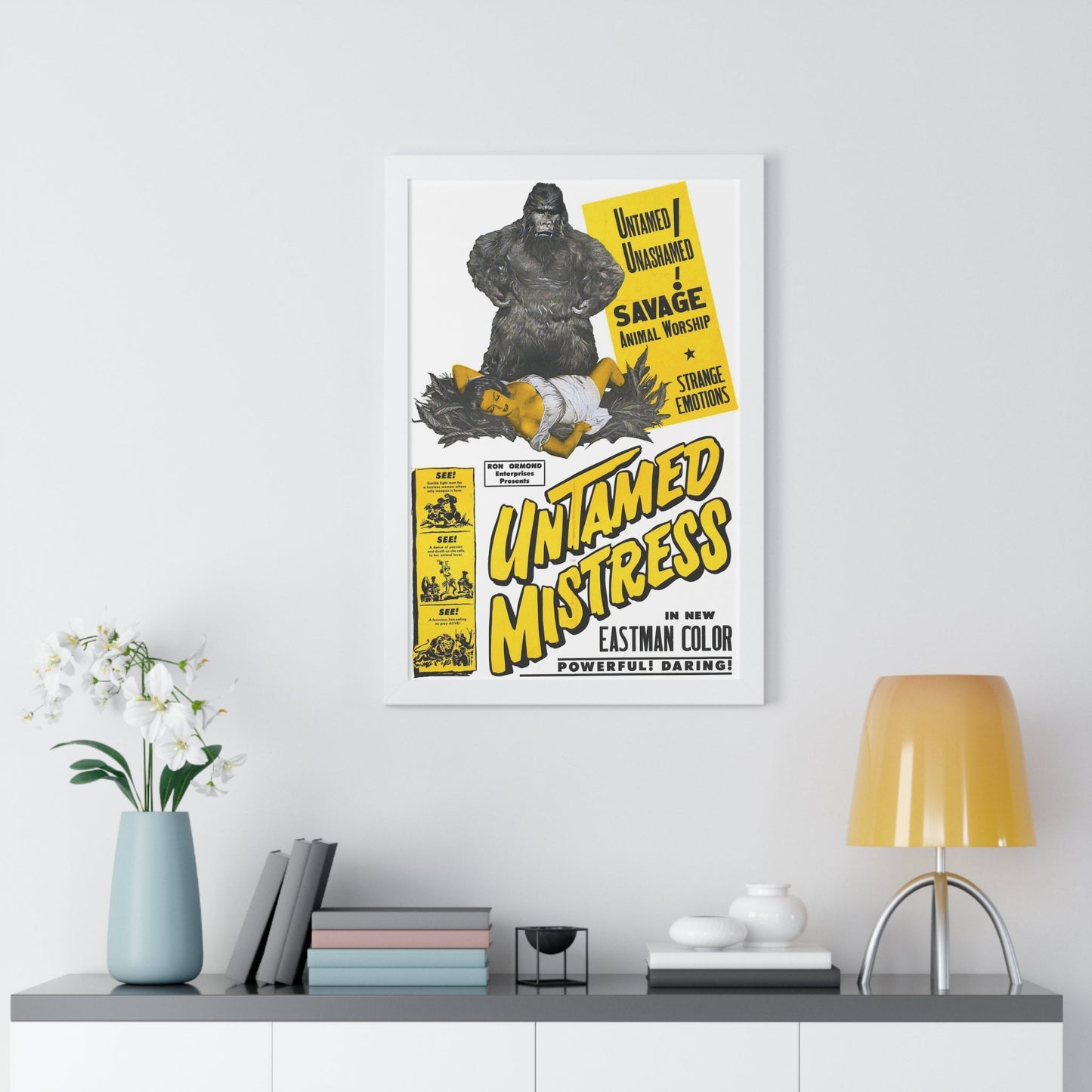 UNTAMED MISTRESS 1956 - Framed Movie Poster-The Sticker Space