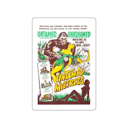 UNTAMED MISTRESS (2) 1956 Movie Poster STICKER Vinyl Die-Cut Decal 6 Inch - The Sticker Space