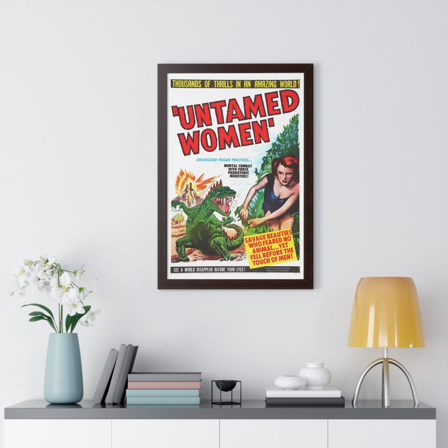 UNTAMED WOMEN 1952 - Framed Movie Poster-The Sticker Space