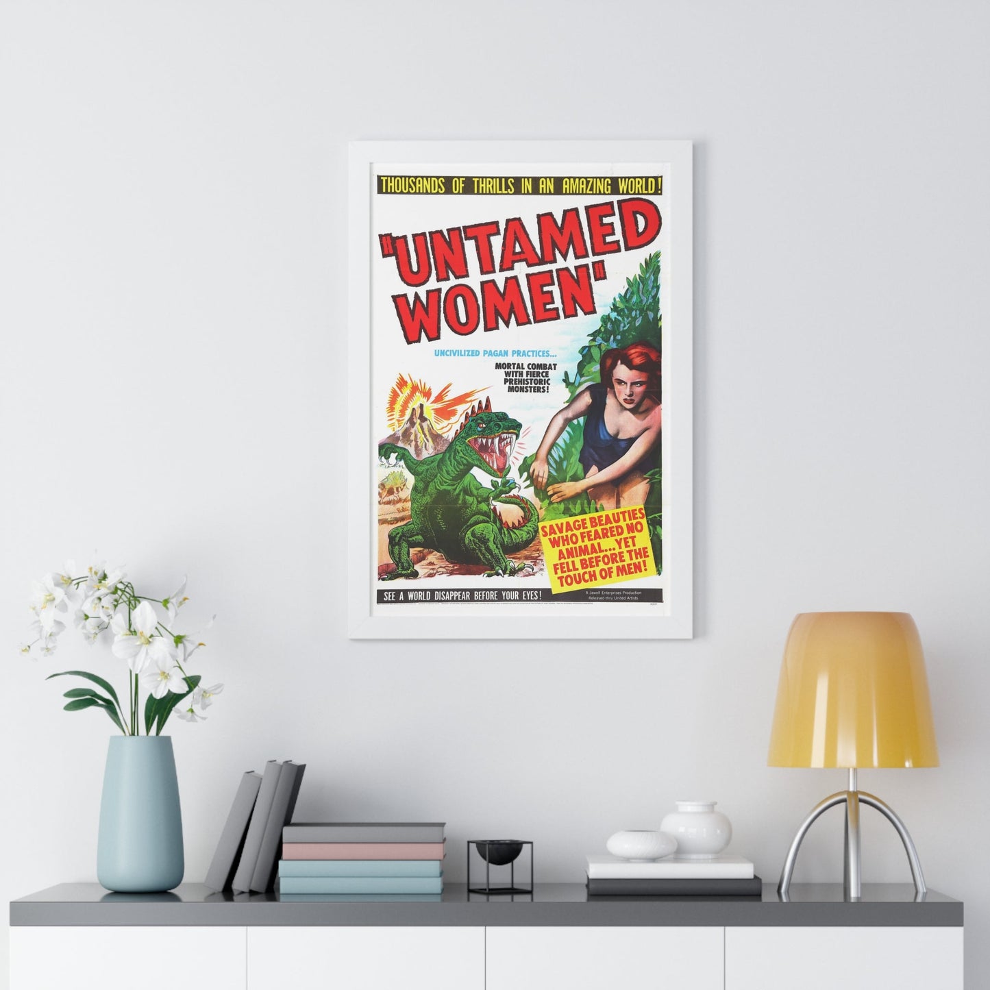 UNTAMED WOMEN 1952 - Framed Movie Poster-The Sticker Space