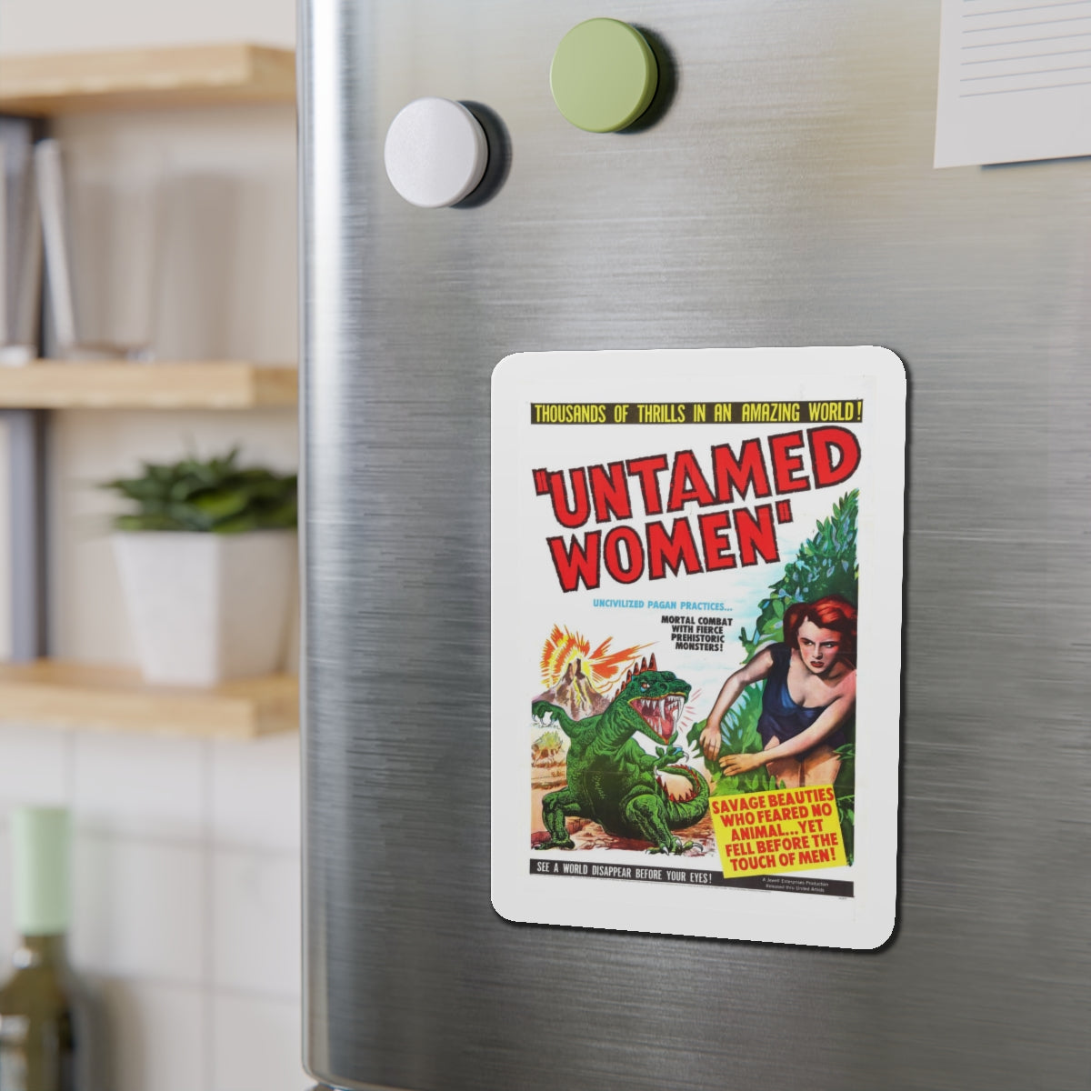 UNTAMED WOMEN 1952 Movie Poster - Refrigerator Magnet