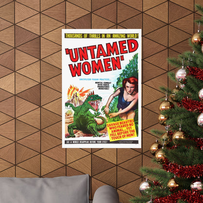 UNTAMED WOMEN 1952 - Paper Movie Poster-The Sticker Space