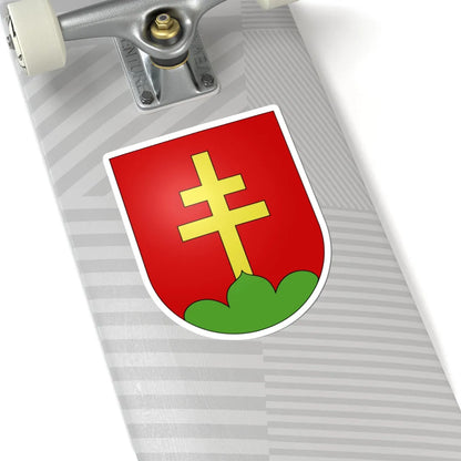 Unterbäch-coat of arms (Switzerland) (Coat of Arms) STICKER Vinyl Kiss-Cut Decal - The Sticker Space