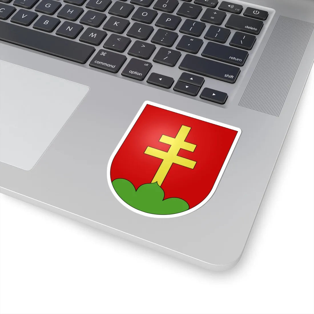 Unterbäch-coat of arms (Switzerland) (Coat of Arms) STICKER Vinyl Kiss-Cut Decal - The Sticker Space